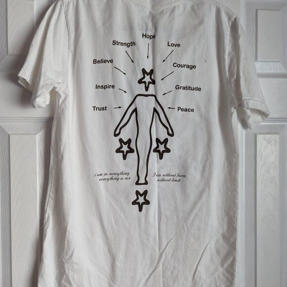 All caps studio x circulate white t-shirt - Picture 2 of 5